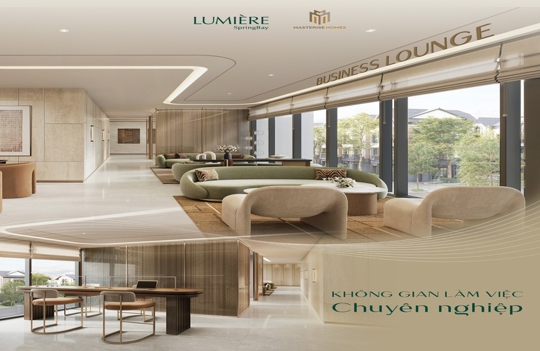 BUSINESS LOUNGE - KHÔNG GIAN LÀM VIỆC CHUYÊN NGHIỆP TẠI LUMIÈRE SPRINGBAY